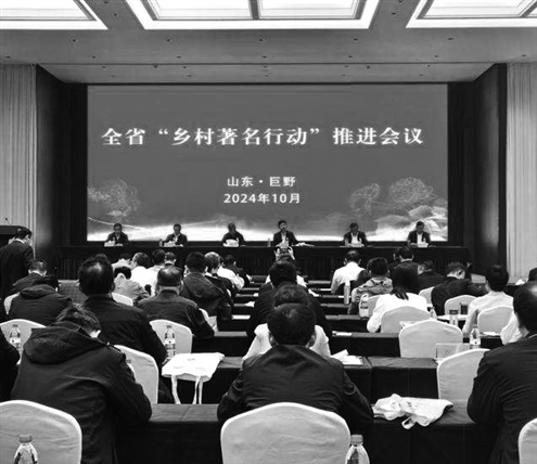 山东全省“乡村著名行动”推进会在菏泽市巨野县召开